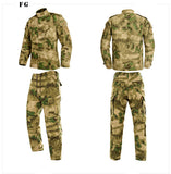 Multicam Black Military Uniform Camouflage Suit