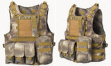 Hot New Military Airsoft MOLLE Nylon Combat Tactical Vest