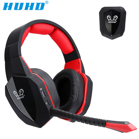 HUHD 7.1 Surround Sound Stereo headset 2.4Ghz Optical Wireless Gaming