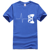 Heartbeat of a gamer t shirts