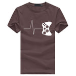 Heartbeat of a gamer t shirts