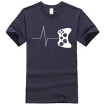 Heartbeat of a gamer t shirts