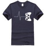 Heartbeat of a gamer t shirts