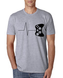 Heartbeat of a gamer t shirts