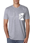 Heartbeat of a gamer t shirts