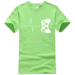 Heartbeat of a gamer t shirts