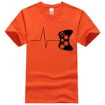 Heartbeat of a gamer t shirts