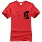 Heartbeat of a gamer t shirts