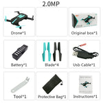 RC Drones with hd Camera RC Helicopter Foldable Mini Drone FPV