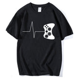 Heartbeat of a gamer t shirts