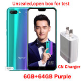 New arrival Huawei Honor 10 5.84 inch 2280x1080p Honor10 screen Mobile Phone Octa Core face ID NFC android 8.1 3400mAh battery