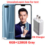 New arrival Huawei Honor 10 5.84 inch 2280x1080p Honor10 screen Mobile Phone Octa Core face ID NFC android 8.1 3400mAh battery