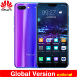 New arrival Huawei Honor 10 5.84 inch 2280x1080p Honor10 screen Mobile Phone Octa Core face ID NFC android 8.1 3400mAh battery