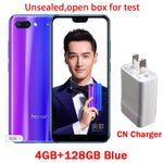 New arrival Huawei Honor 10 5.84 inch 2280x1080p Honor10 screen Mobile Phone Octa Core face ID NFC android 8.1 3400mAh battery