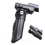 new airsoft Tactical 20mm RIS Rail Folding Foregrip BK Grip for hunting airsoft M4