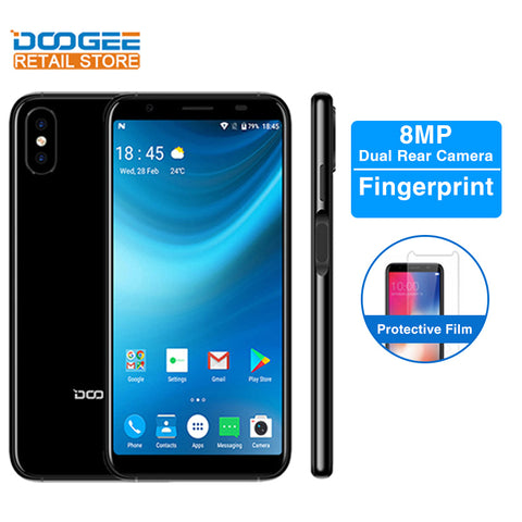 DOOGEE X55 5.5" HD 18:9 MTK6580 Quad Core Mobile Phone Smartphone
